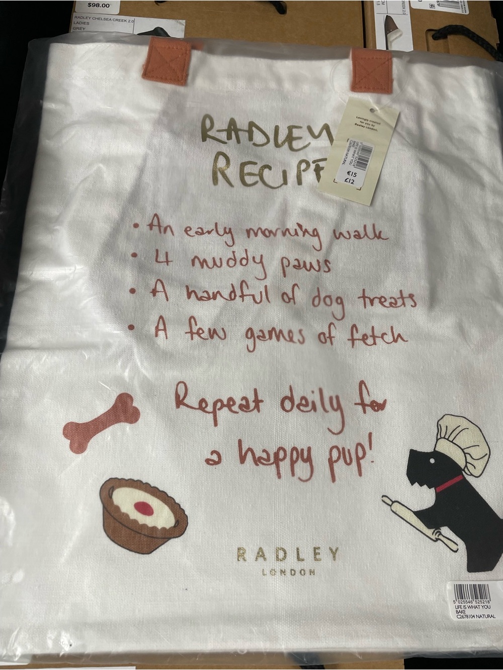Brand New Radley Life is What You Bake It Tote - Picture 4 of 8